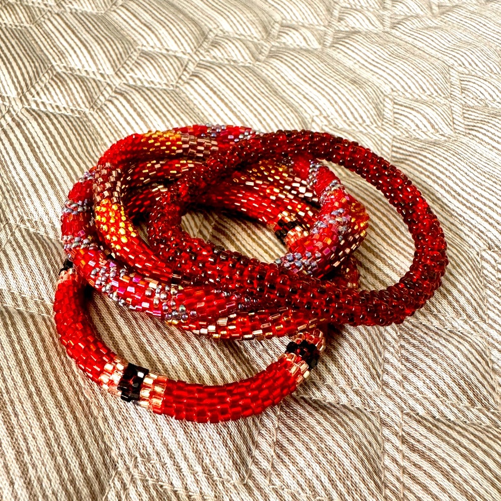 Beaded bracelets (5)